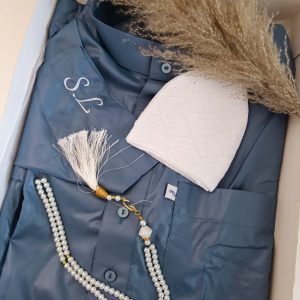 Qamis Qatari aux initiales