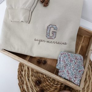 Mon Sweat à l'initial des Héros (unisexe)