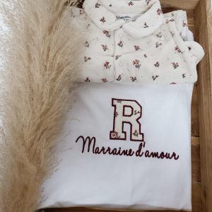 Mon Tee shirt à l'initial des Héros (unisexe)