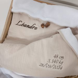 Ma Couverture en polaire & gaz de coton : mon Nid Douillet