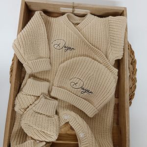 Grenouillière en laine unisexe