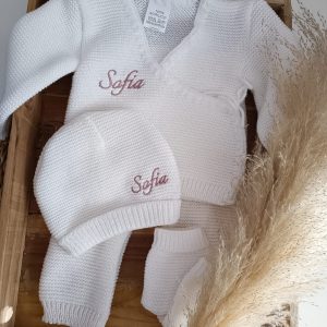 Layette en laine unisexe
